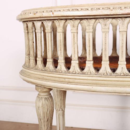 Original Painted Jardiniere, 1890s For Sale - Image 6 of 7