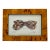 Late 20th Century Kolene Spicher Original Watercolor Plaid Bow Miniature Signed Framed For Sale