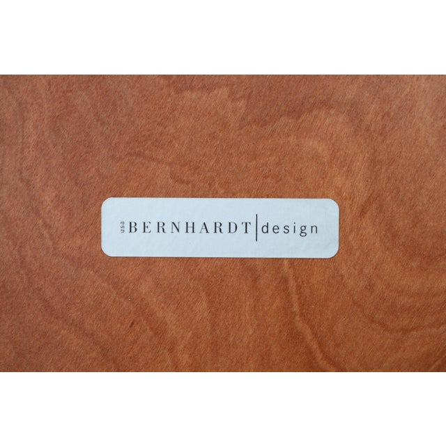 Contemporary Bernhardt Design Etage 21" Round Maple Wood Occasional Side Table For Sale - Image 12 of 12