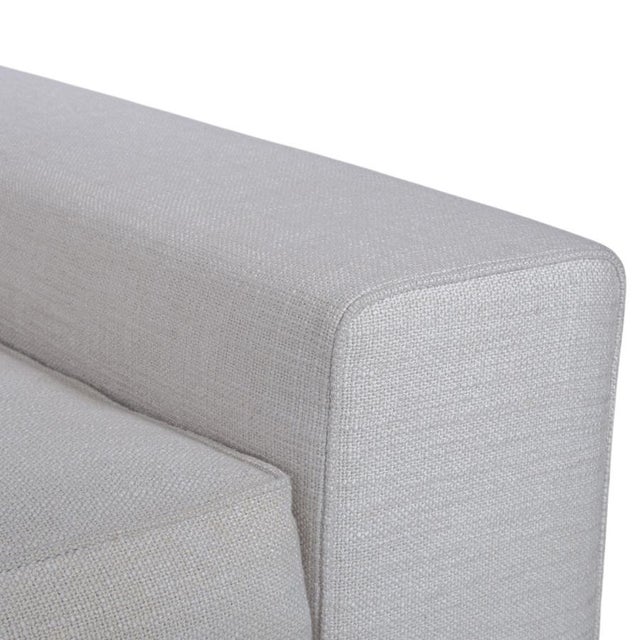 Cream Beige Fabric Williams Three-Seater Sofa from Minotti For Sale - Image 5 of 12