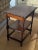 French Country 1930s English Barley Twist 2 Tier Scalloped Side Table For Sale - Image 3 of 12