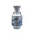 Chinese Vintage Chinese Blue White Scenery Graphic Porcelain Art Vase For Sale - Image 3 of 6