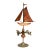 Vintage Copper and Brass Sailboat Weathervane For Sale