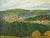 House in the Forest, Mid-Century German Landscape with Trees, 1937 Verdant mid-century landscape of a small mountain house...