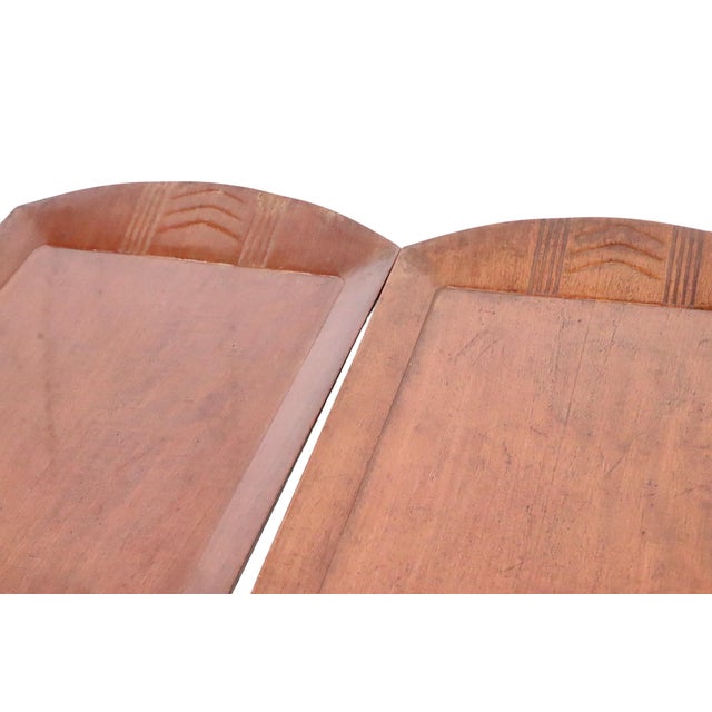 Mid 20th Century Set of Four Art Deco Hospitality Toastmaster Serving Trays For Sale In New York - Image 6 of 8