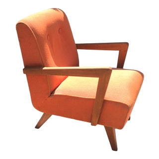 Mid Century Modern Danish Bouncy Spring Chair For Sale