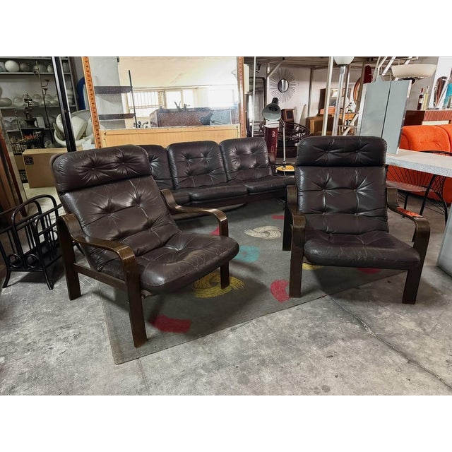 Living Room Set by Ingmar Relling, 1970s, Set of 3 For Sale - Image 3 of 7
