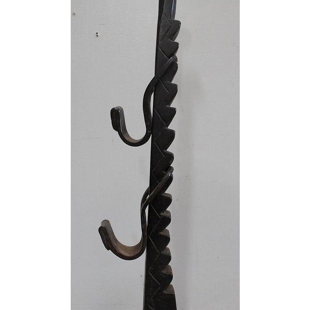 Wrought Iron Andirons, Late 19th Century, Set of 2 For Sale - Image 18 of 18