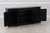 Traditional Ballard Designs Mirror Door Black Tv Console Cabinet For Sale - Image 3 of 16