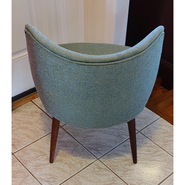 Wood 1960s Refurbished MCM Tub Chair For Sale - Image 7 of 10