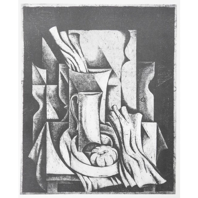 1977 Third Tallinn Graphic Triennial Portfolio of 22 Abstract Lithographs For Sale - Image 11 of 17