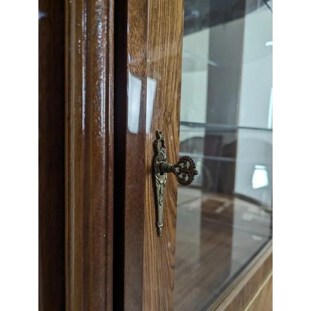 Rosewood Marquetry Silver Cabinet For Sale - Image 6 of 12