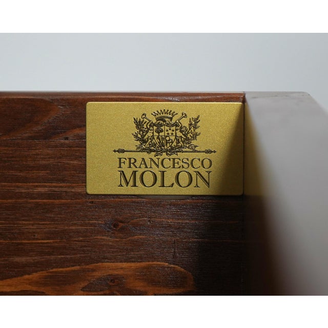 Francesco Molon Italian Walnut Tv Lift Cabinet For Sale - Image 18 of 18