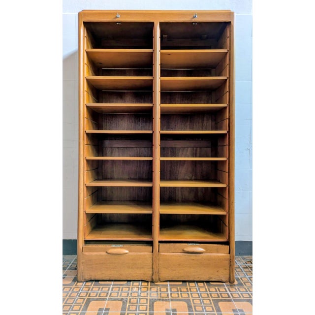 Brown Late Liberty High Range Cabinet in Walnut, 1930s For Sale - Image 8 of 18