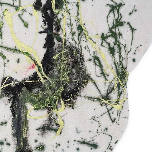 1970s Purvis Young Signed Painting on Cloth For Sale - Image 5 of 7