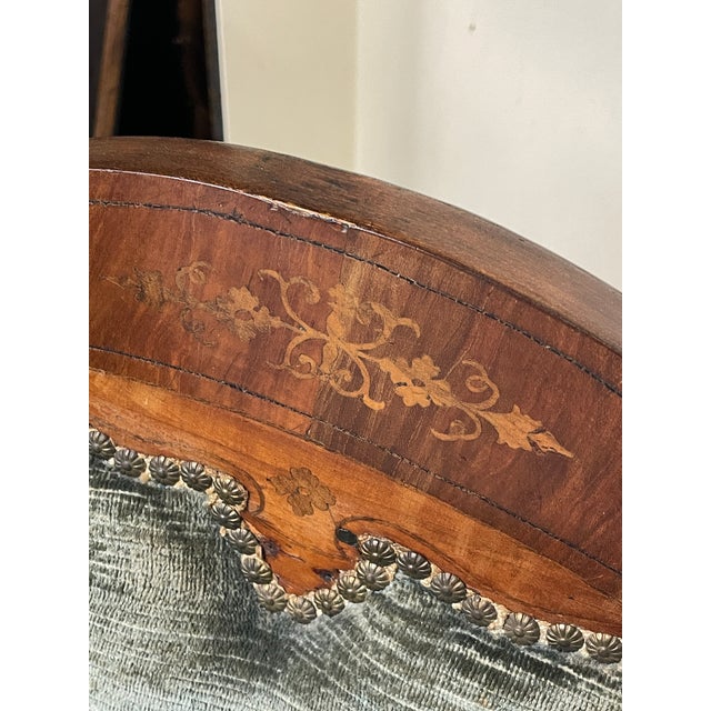 Charles X Daybed in Wood and Fabric For Sale - Image 9 of 18