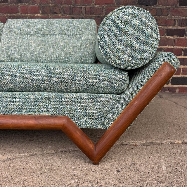 Mid 20th Century Adrian Pearsall Restored Gondola Sofa For Sale - Image 5 of 12