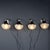1950s Vintage Italian Metal & Opaque Glass Wall Lights, 1950s, Set of 4 For Sale - Image 5 of 9