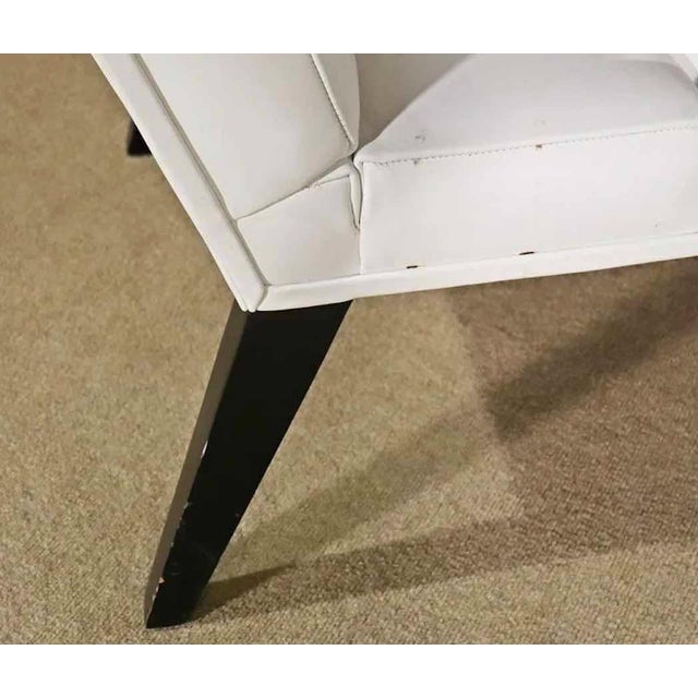 Mid 20th Century Letaher Lounge Chairs by Bright Co - 2 Pieces For Sale In Philadelphia - Image 6 of 7