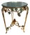 Charles Pollock for William Switzer Iron & Marble Italian Side Table For Sale