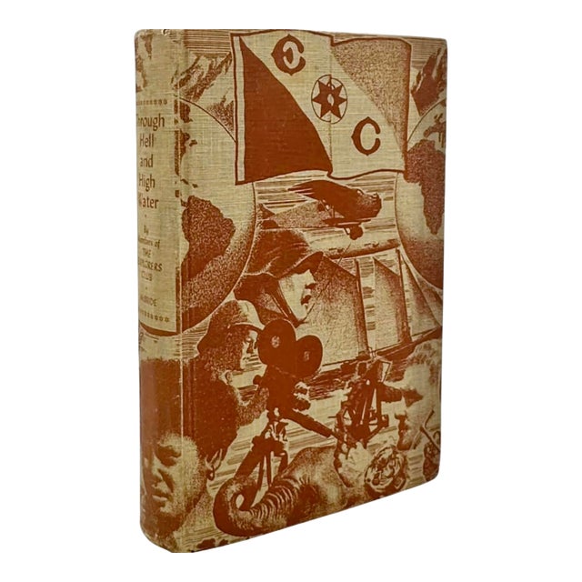 Signed the Explorers Club Through Hell and Highwater 1941 Book For Sale