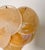 Iridescent Alabaster Gold Disc Glass Wall Sconces, 1990s, Set of 2 For Sale - Image 4 of 18