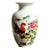 Chinese Ceramic Vase Qianlong Marked Famille Rose Porcelain Vase Hand Painted Cock Pattern For Sale