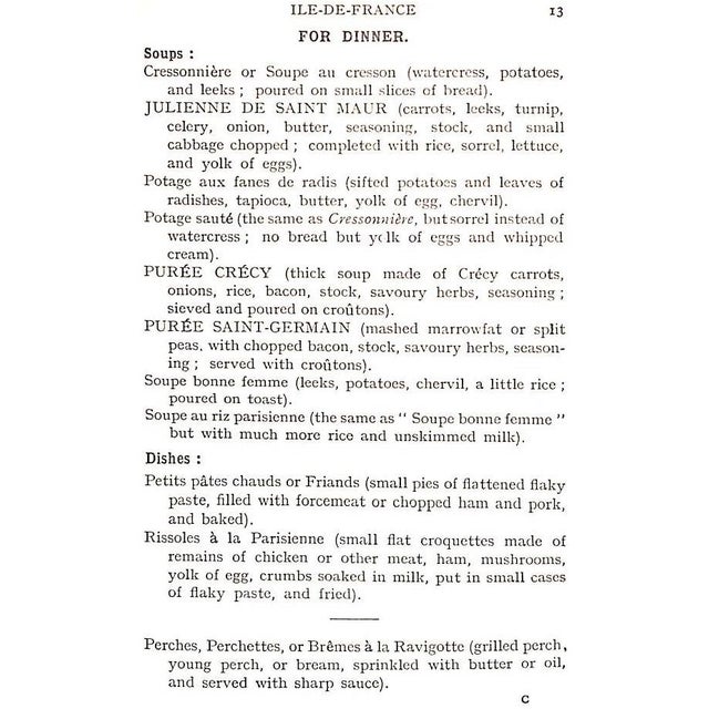 "What to Eat and Drink in France" 1931 De Croze, Austin For Sale - Image 9 of 12