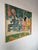Hollywood Regency Vintage “Ta Matete – The Market Woman” Fabric Print After Paul Gauguin For Sale - Image 3 of 12