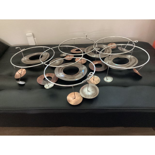 1970s Curtis Jere Style Metal Wall Hanging in an Abstract Design For Sale In Washington DC - Image 6 of 9