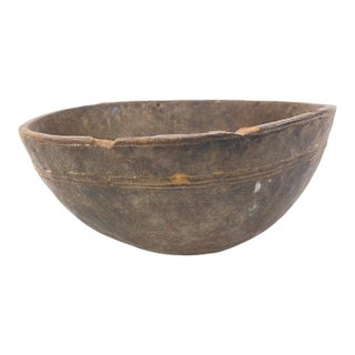 Early 20th Century Nupe Wood Bowl Nigeria For Sale