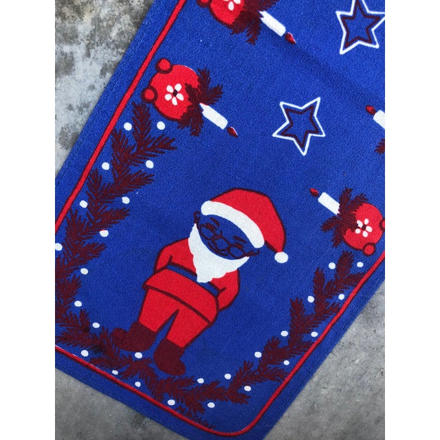 1960s Vintage May Buhler Swedish Christmas Tablecloth Runner