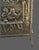 Antique Stamped Repousse Brass Figural Tavern Scene Fireplace Screen For Sale - Image 4 of 13