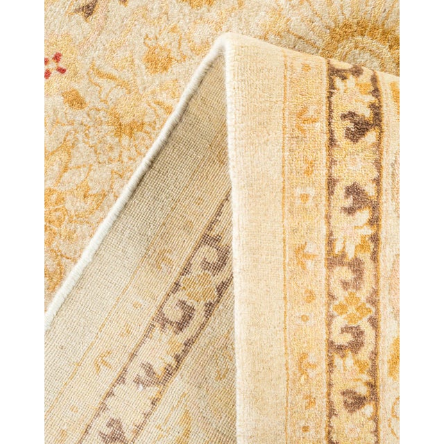 Mogul, One-of-a-Kind Hand-Knotted Area Rug in Ivory, 6' 1" x 8' 10" For Sale In New York - Image 6 of 8