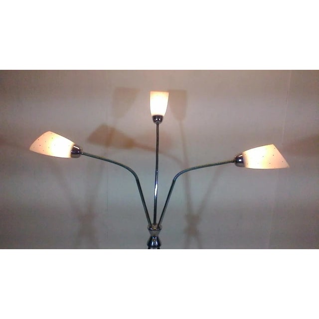 Mid-Century Chromed Model 101 Floor Lamp from Lidokov, 1960s For Sale - Image 6 of 11