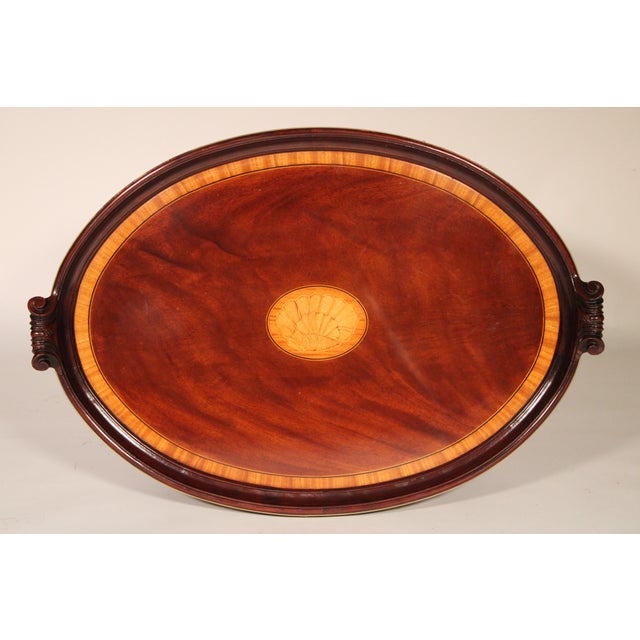 Baker Georgian Style Mahogany Coffee Table For Sale - Image 4 of 13