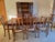 Mid 20th Century The Halle Bros Mid Century Modern Walnut Cane Back Dining Room Set 8 Chairs For Sale - Image 17 of 18