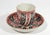 Traditional 18th-Century First Period Worcester Porcelain Queen Charlotte Pattern Large Coffee Cup and Saucer For Sale - Image 3 of 14
