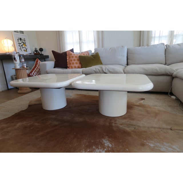 1980s Post-Modern Plinth Coffee Table For Sale - Image 10 of 11