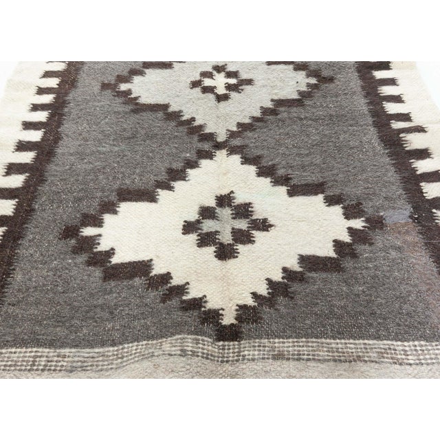 Early 21st Century European Folk Stamverband Goat Hair Rug by Doris Leslie Blau For Sale - Image 5 of 9