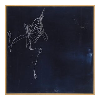 Kali Sanders, "Scratch", Synograph on Panel, 2020 For Sale