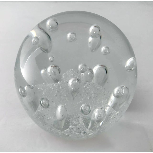 1960s Italian Murano Glass Paperweight For Sale - Image 5 of 9
