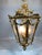1970 French Louis XVI Gold Bronze Glass Lantern Chandelier For Sale - Image 10 of 16