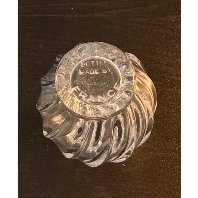 Lalique Vintage Lalique France for Nina Ricci “L’Air Du Temps” Kissing Doves Love Birds Crystal Perfume Bottle With Box For Sale - Image 4 of 12