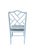 Wood Faux-Bamboo Dining Chairs Set of 6 For Sale - Image 7 of 7