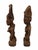 Mid 20th Century Wooden Male and Female Ibeji Twin Figures; Carved by Yoruba People of Nigeria - Set of 2 For Sale - Image 4 of 4