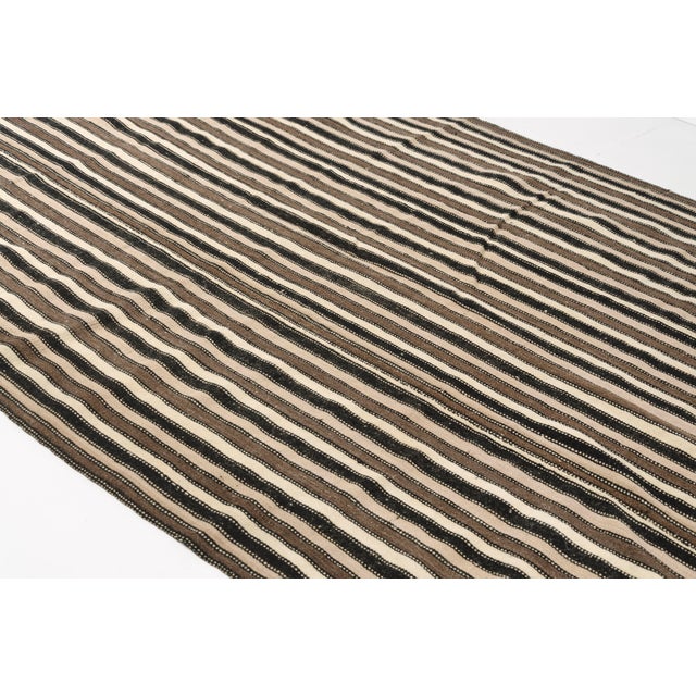 Black Home Living Antique Vintage Rug For Sale - Image 8 of 10