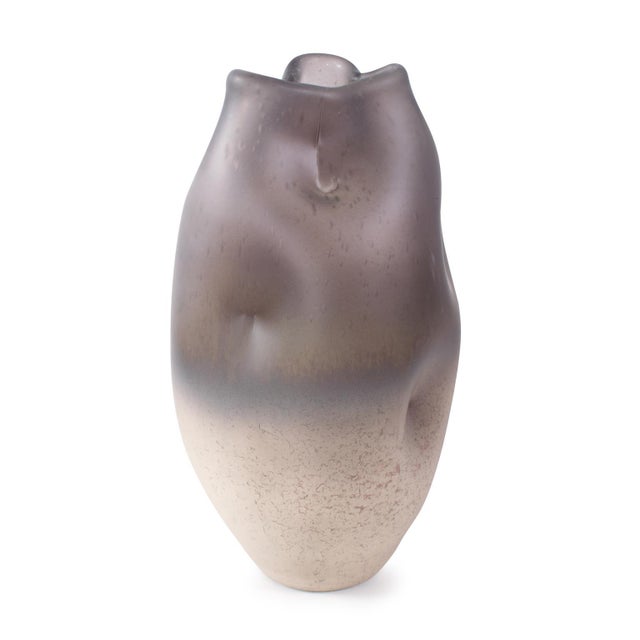 Contemporary Electric Flow Free Formed Vase For Sale - Image 3 of 10