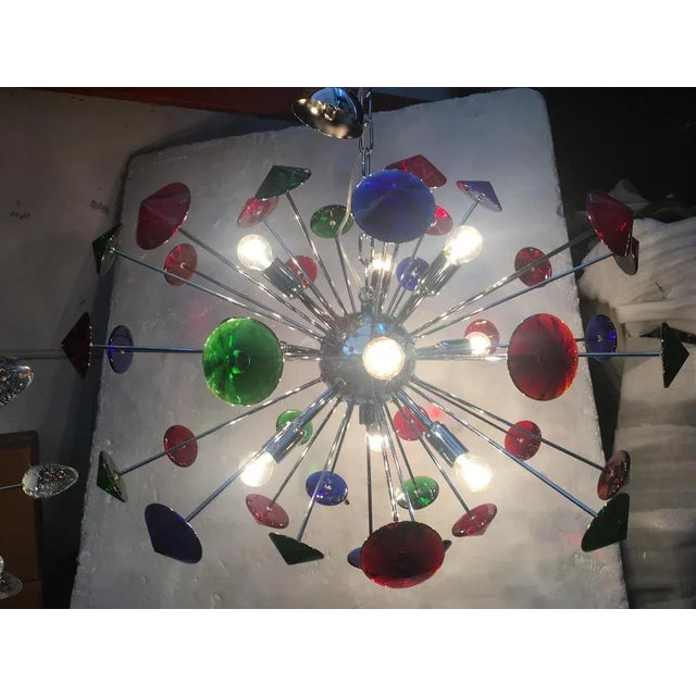 Italian Murano Glass Sputnik Pendant Light from Simoeng For Sale - Image 4 of 12