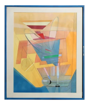 Thrust, Modern Abstract Painting by Dougherty